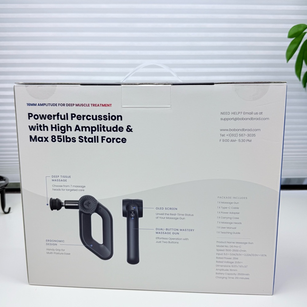 New Bob and Brad D6 Pro Massage Gun - Picture 10 of 11